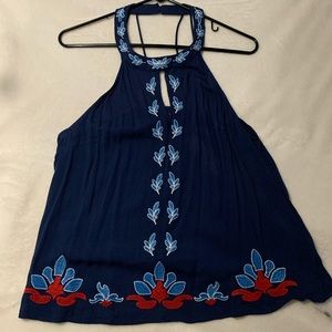 NWT Francesca’s Navy top Medium